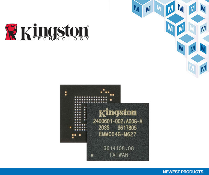 Mouser Electronics et Kingston Technology étendent à l’Europe leur accord de distribution en Amérique du Nord